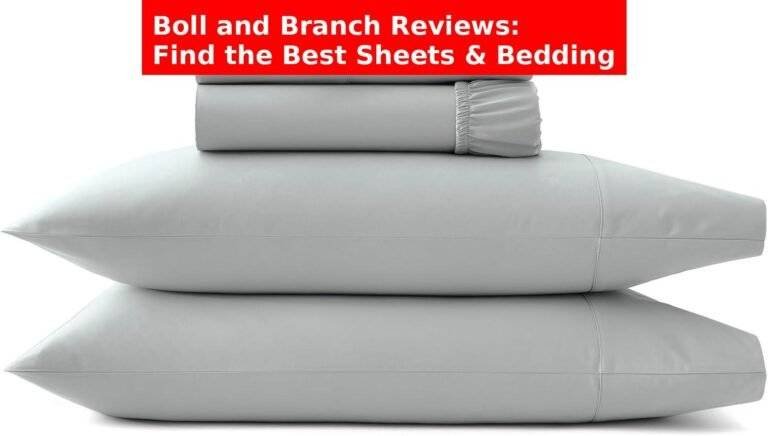 اضف هذا العنوان صفان على الصورة بخط عريض خلفية حمراء. Boll and Branch Reviews: Find the Best Sheets & Bedding