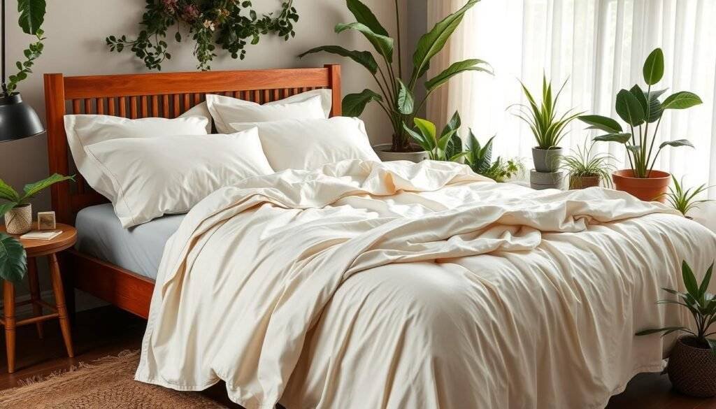 Eco-friendly Egyptian cotton sheets