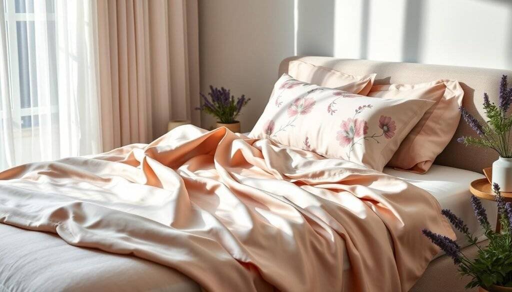 Health benefits of silk sheets