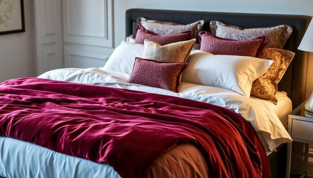 Mixing and matching bedding textures