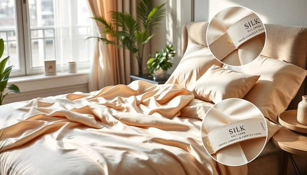 Understanding silk certifications for quality bedding.