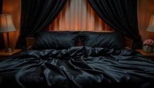 black silk sheets full