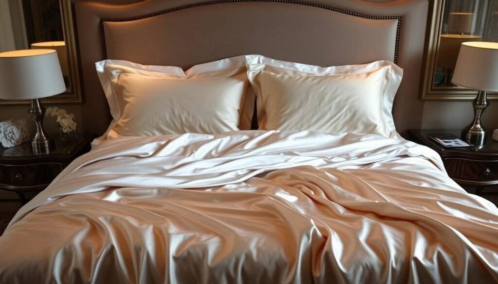 comparing silk sheets