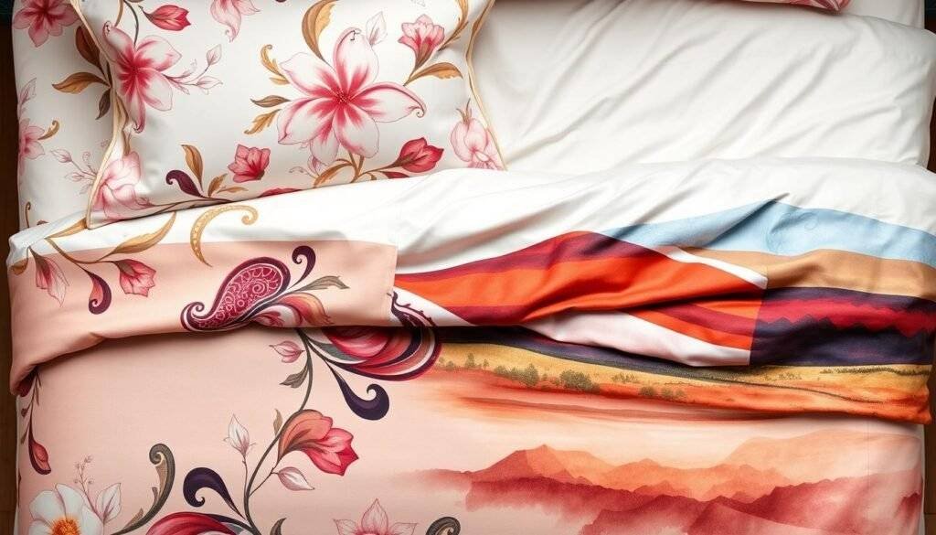 double bed sheet designs
