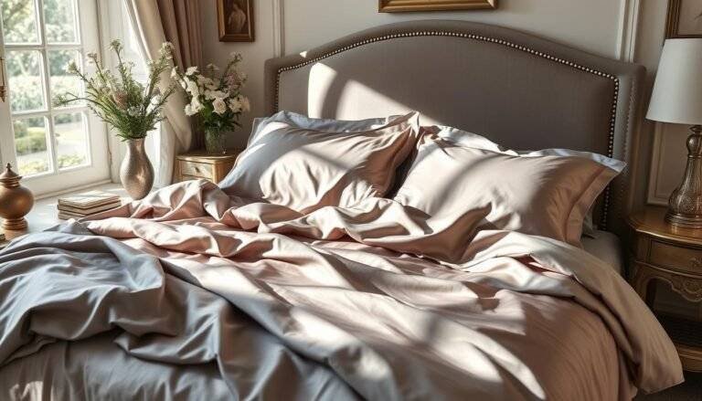 grey silk sheets