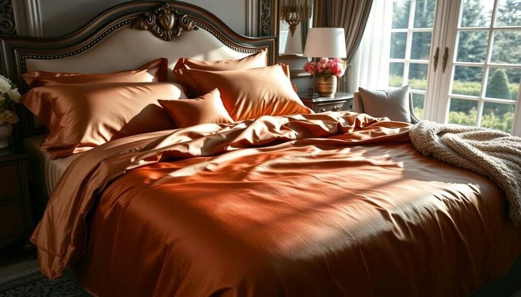luxury silk bed sheets