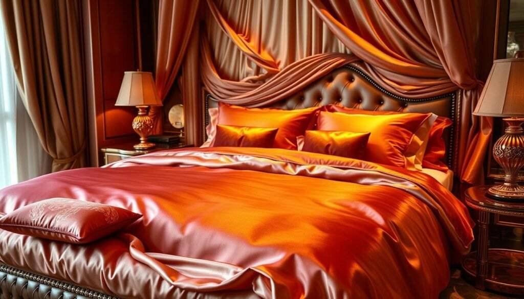 luxury silk bed sheets
