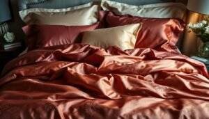 luxury silk bedding