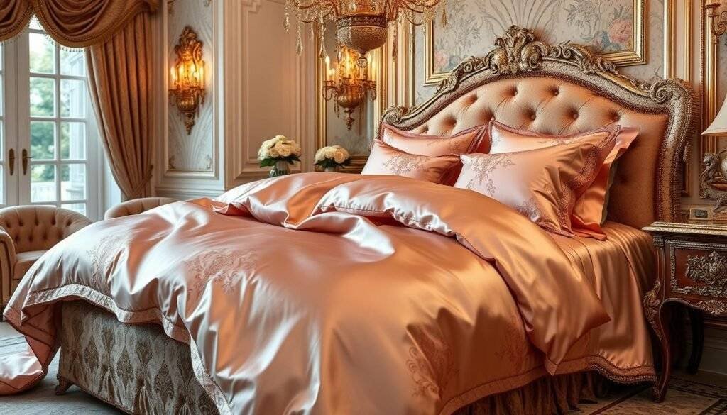 luxury silk bedding