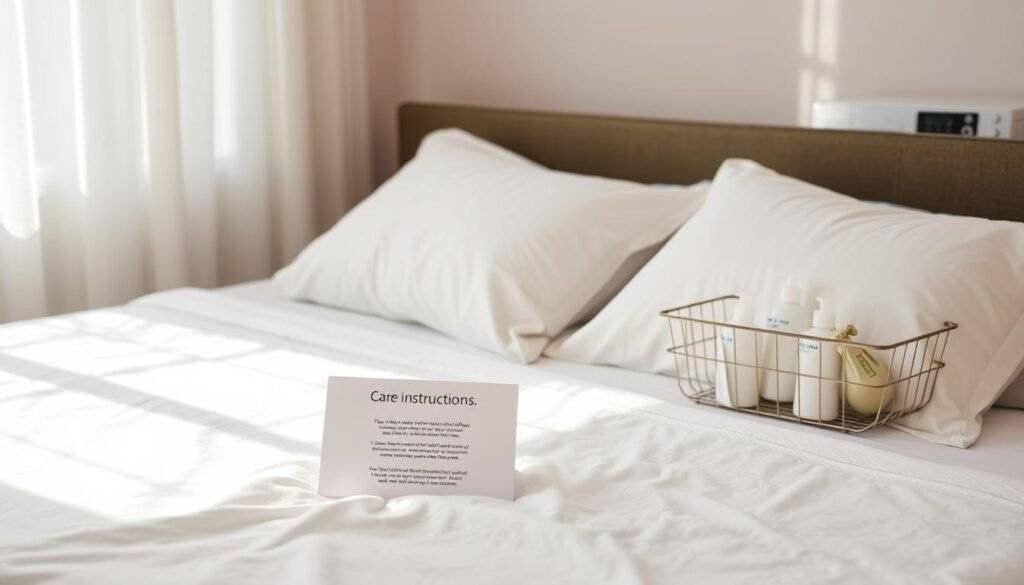 my pillow sheets care instructions