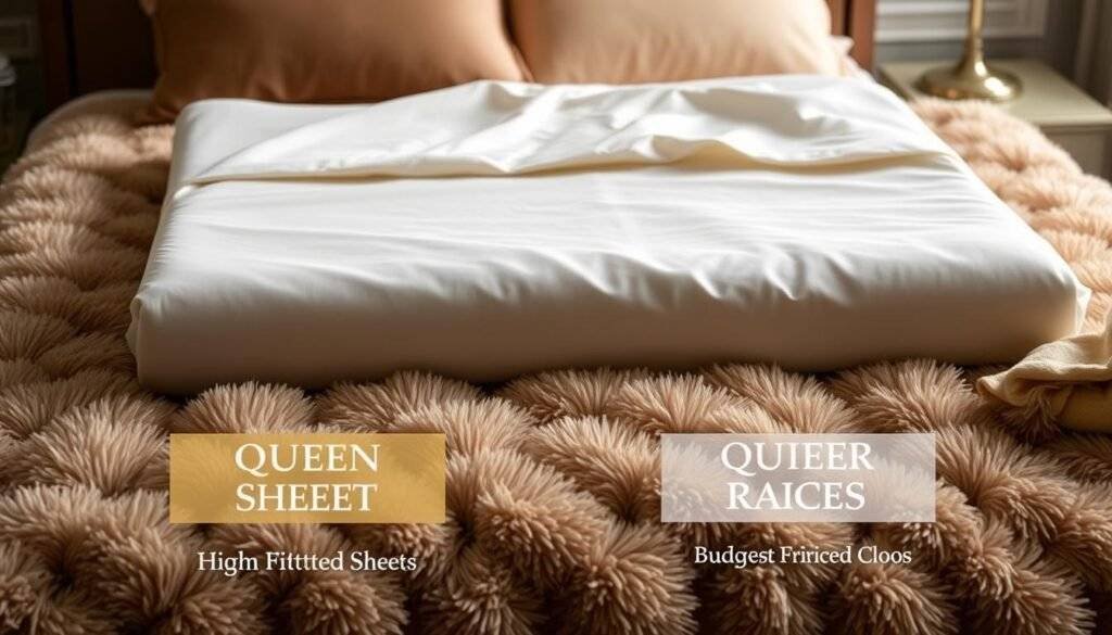 price range luxury fitted sheets
