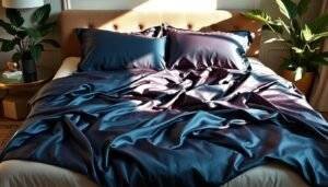 real silk sheets