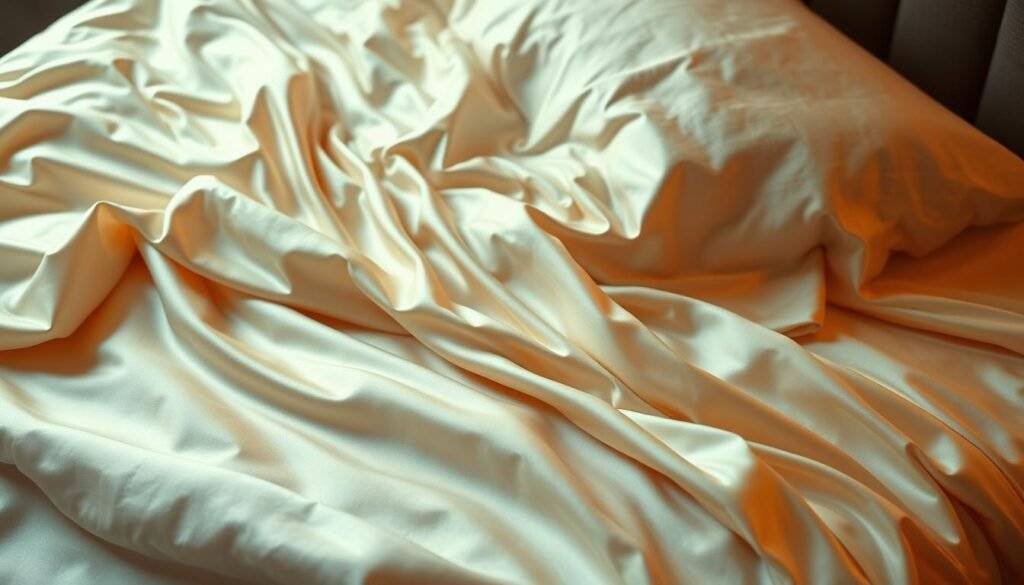 satin bed sheets