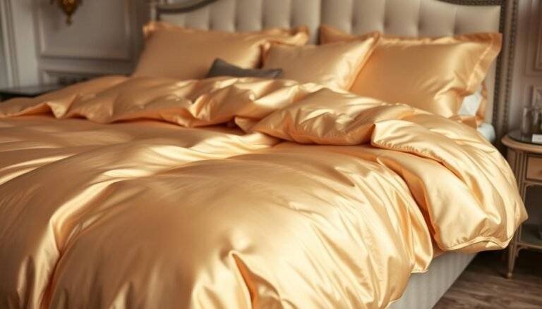 silk bed comforter