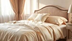 silk bed sheets and pillowcases