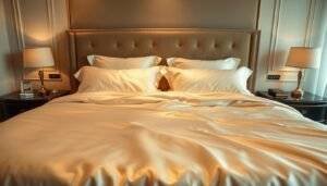 silk bed sheets king size