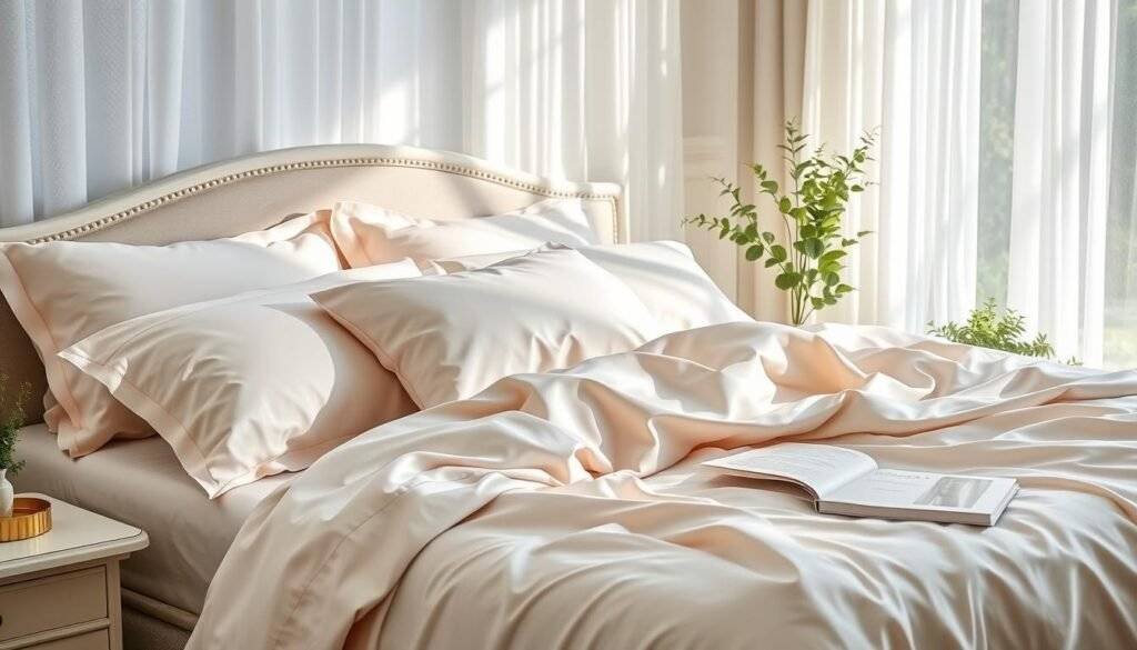 silk bedding care