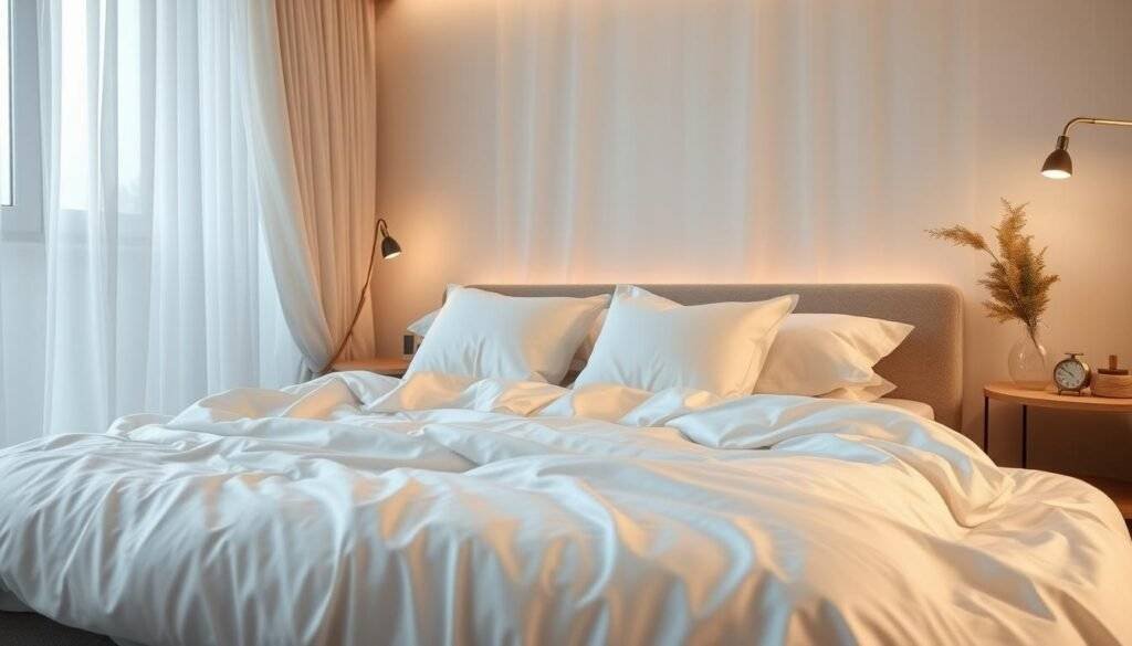 silk bedroom decor