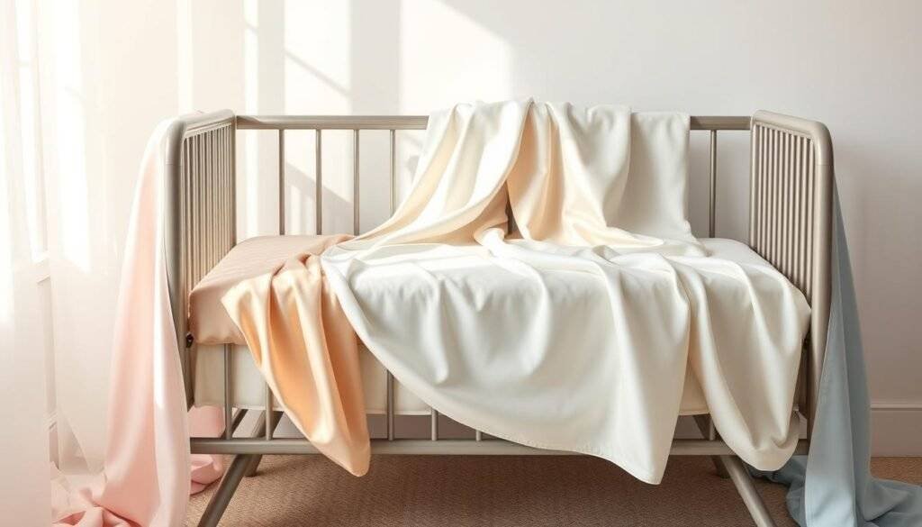 silk cot sheet options