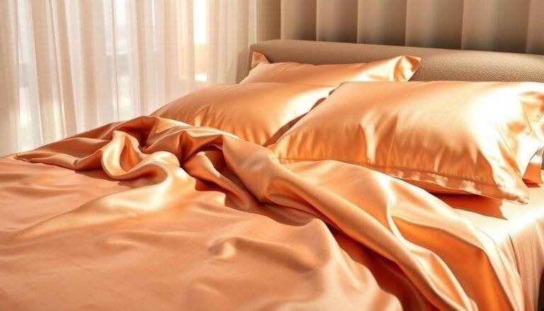 silk sheets and pillow cases