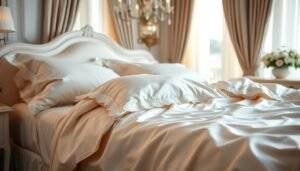 silk sheets and pillowcases