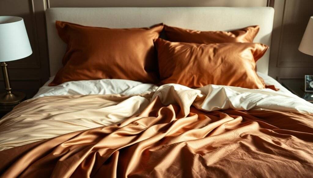 silk sheets for a comfortable sleep