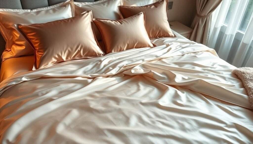 silk vs. satin sheets