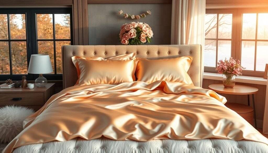 year-round comfort with silk